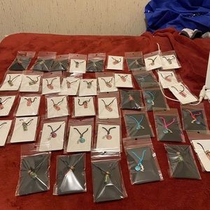 Necklaces and earrings hand made
